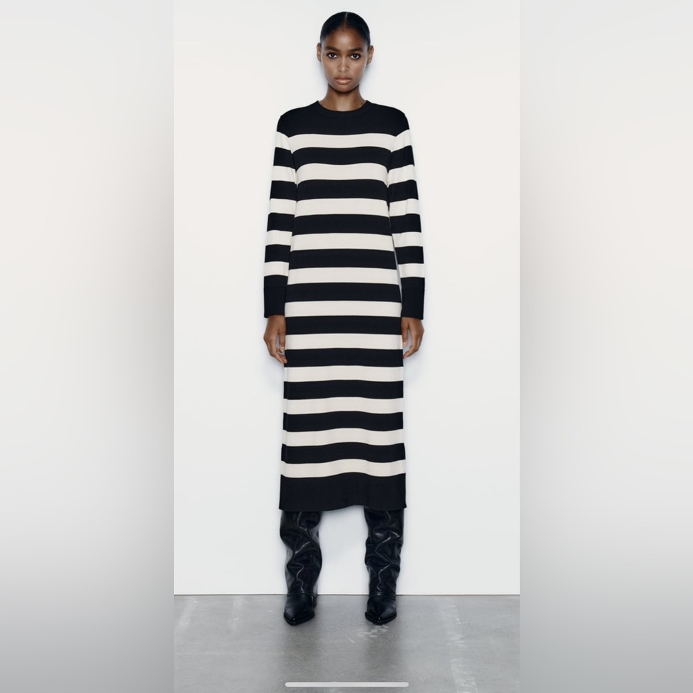 NWT Zara Long Knit Dress - L
